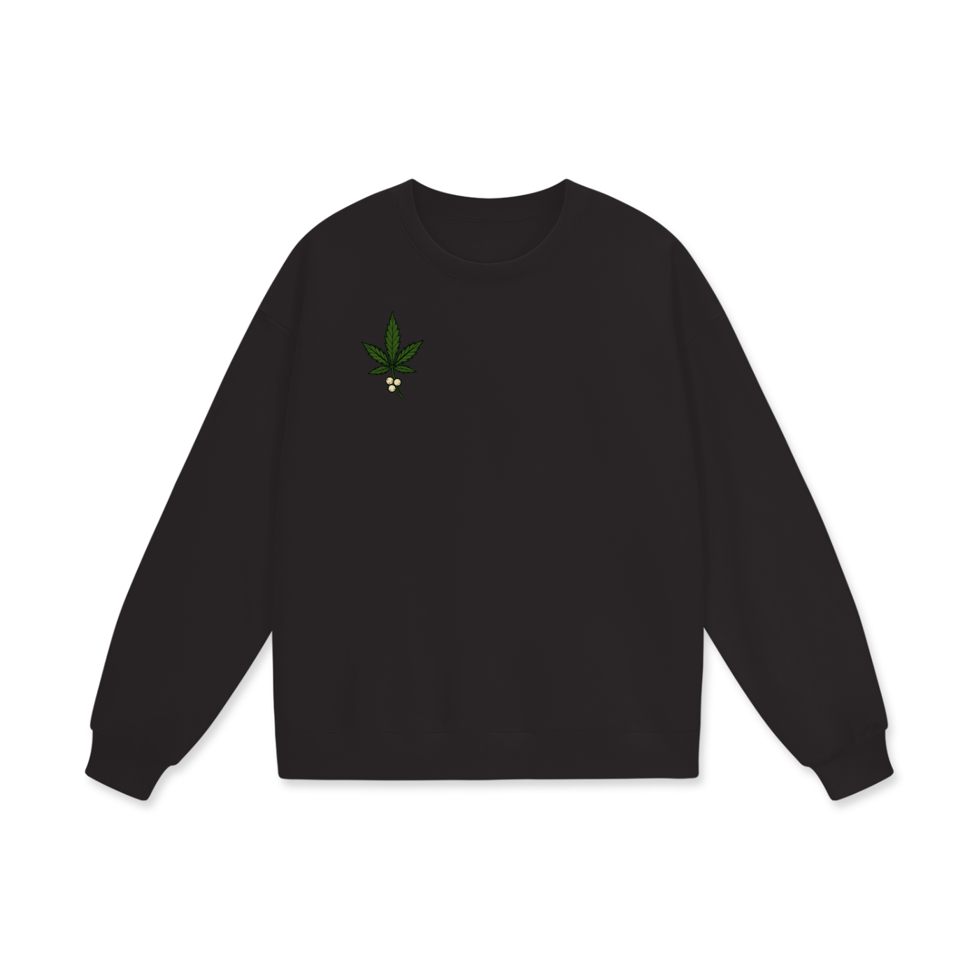 High Times Toke w/ Santa Drop Shoulder Sweatshirt