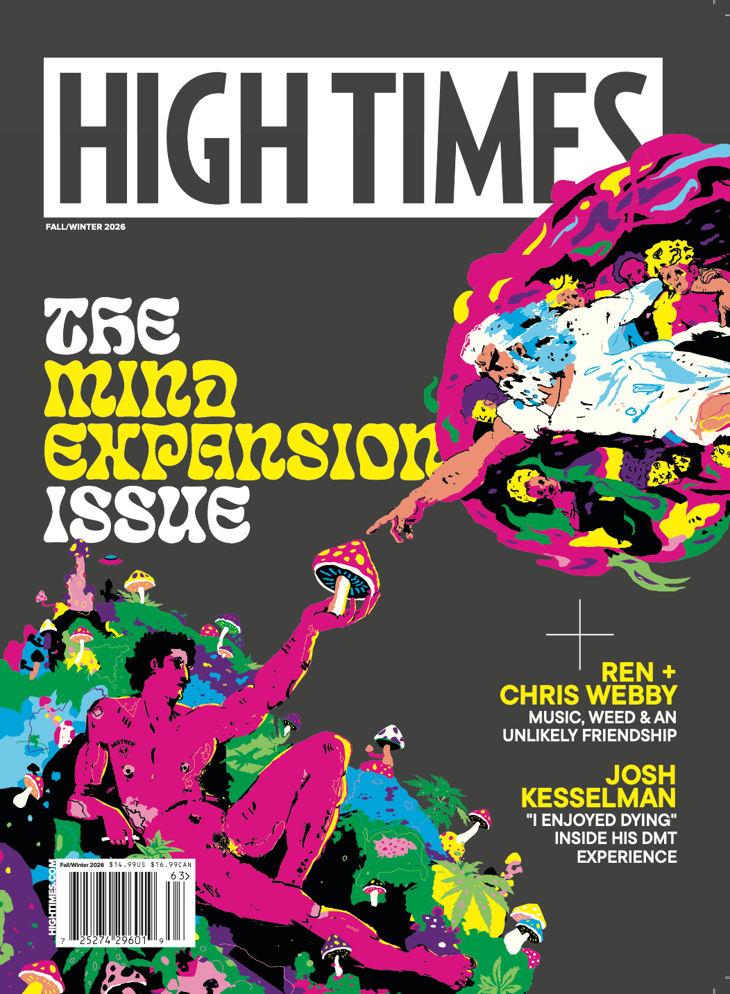 High Times Q3 2026 Issue cover — The Mind Expansion Issue, Fall/Winter 2026