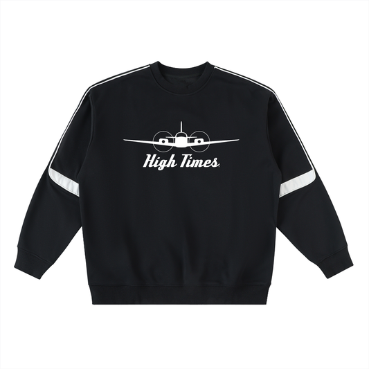 Plane Script Sweatshirt (+White Arm)