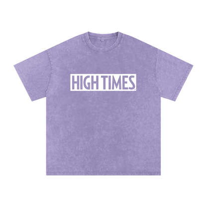 High Times Stoned Washed Oversized Cotton T-Shirt