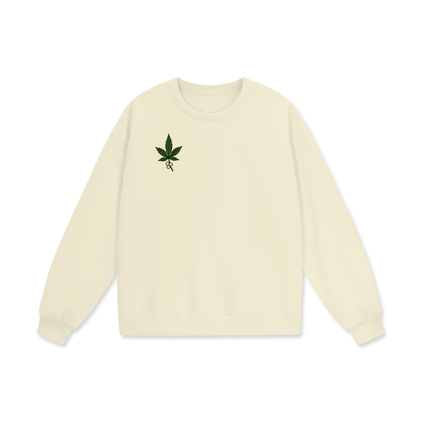 High Times Toke w/ Santa Drop Shoulder Sweatshirt