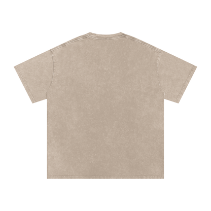 High Times Logo Snow-Washed Oversized Tee