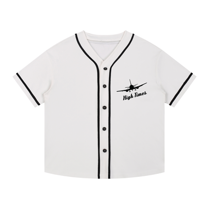 High Times Vintage Flight Baseball Jersey (White)