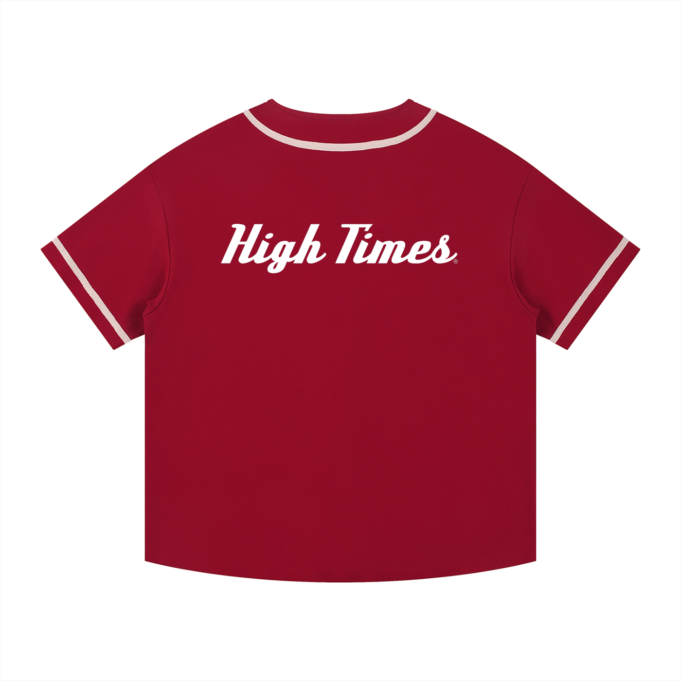 High Times Vintage Flight Baseball Jersey (Black & Red)