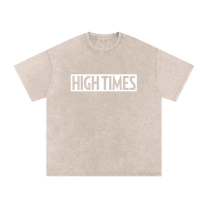 High Times Stoned Washed Oversized Cotton T-Shirt
