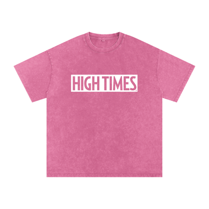 High Times Stoned Washed Oversized Cotton T-Shirt