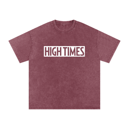 High Times Stoned Washed Oversized Cotton T-Shirt