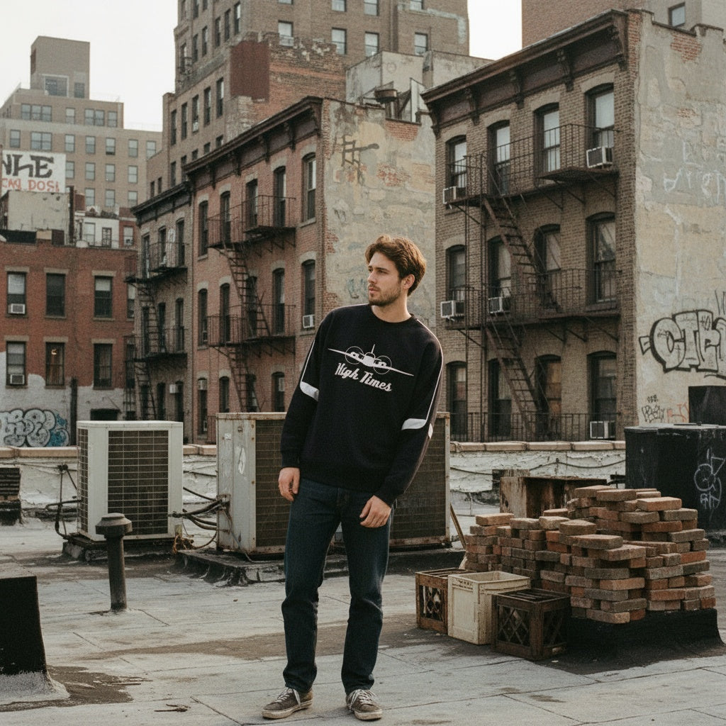 High Times Vintage Flight Crewneck