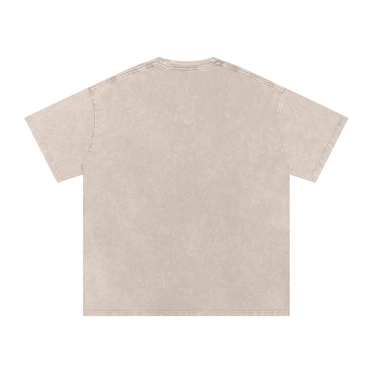 High Times Logo Snow-Washed Oversized Tee