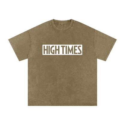 High Times Stoned Washed Oversized Cotton T-Shirt